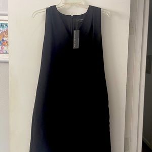 Black sheath dress with pockets
